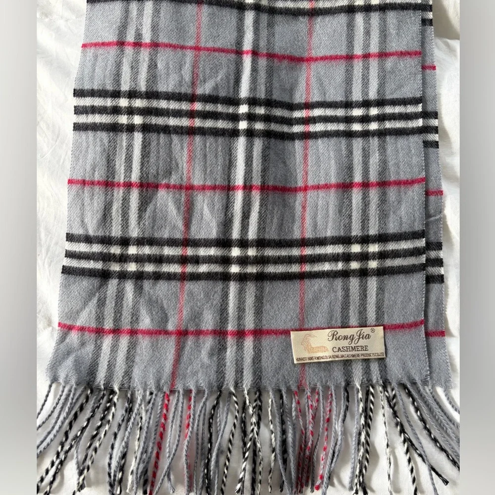 Plaid Fringe Scarves Bundle.Merino Wool, Cashmere,Classic,Quiet Luxury,Winter